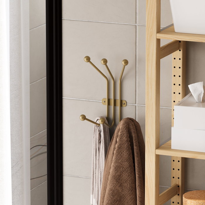 Wallity Ant-A Gancho de pared metálico Dorado